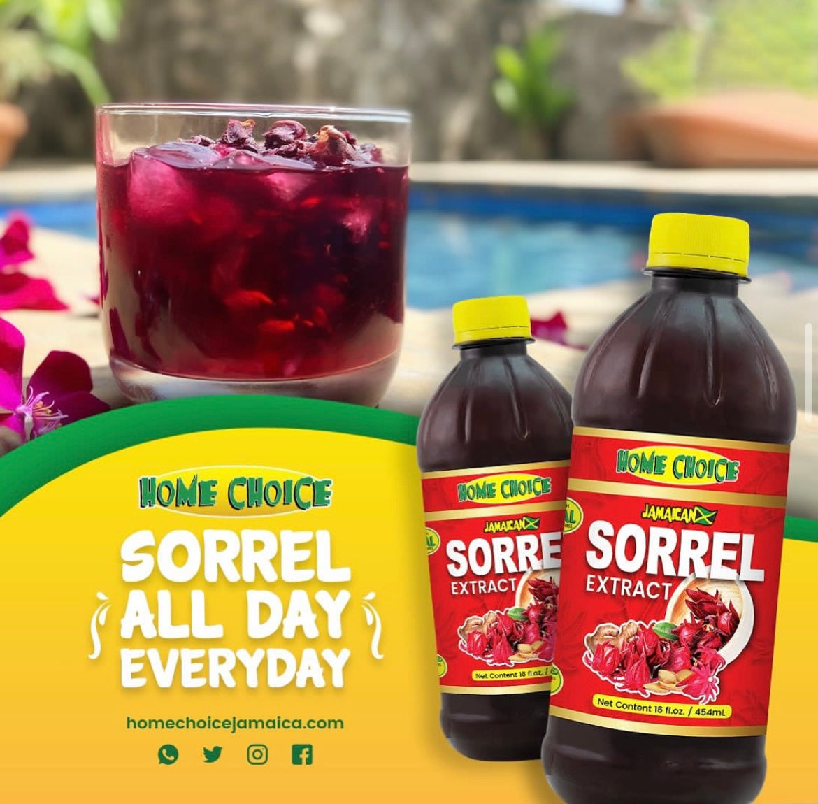 Home Choice Sorrel Extract 454ml Exotic Express