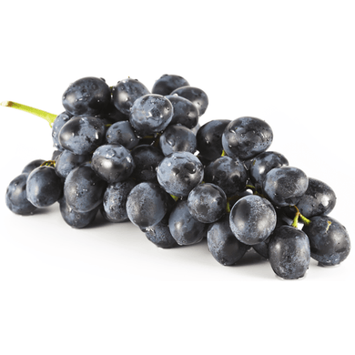 Fresh Black Globe Seeded Grapes 1kg