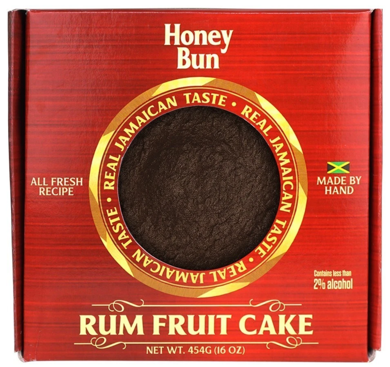 Honey Bun Rum Fruit Cake 454g