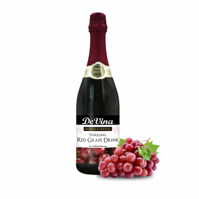 DeVina Sparkling Red Grape Drink 750ml