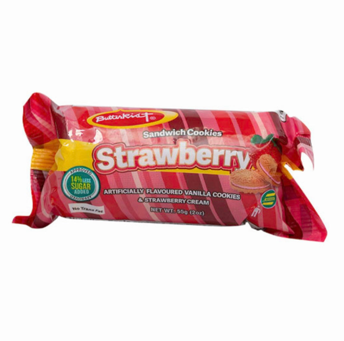 Butterkist Strawberry Sandwich Cookies 55g