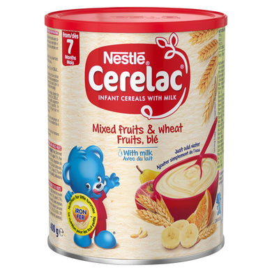 Cerelac Infant Cereals with Milk Mixed Fruits & Wheat From 7 Months 400g