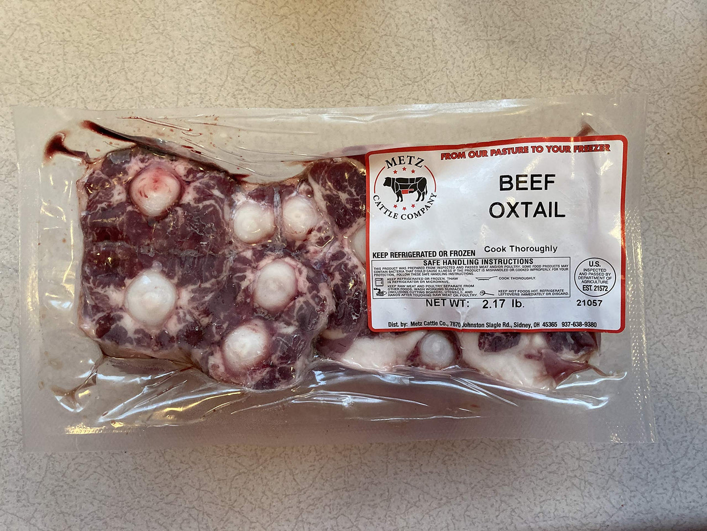 Fresh | Frozen Oxtail 2.2lbs