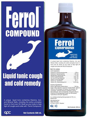 Ferrol Compound Liquid Tonic Cough & Cold Remedy 500ml