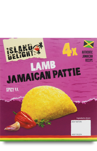 Island Delight Lamb Jamaican Pattie Frozen (Pack of 4)