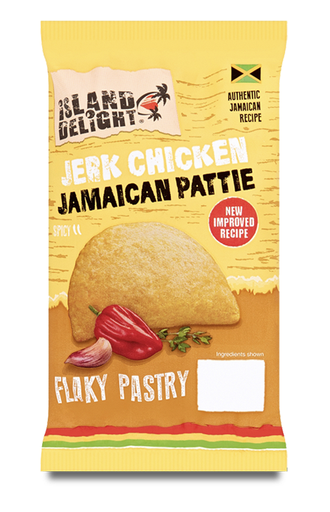 Island Delight Jerk Chicken Flaky Pastry