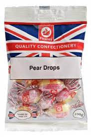 Fitzroy Pear Drops Sweets 100g
