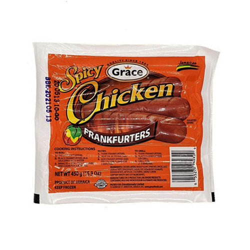 Grace Spicy Chicken Frankfurters Imported 450g