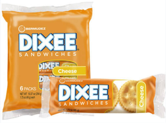 Bermudez Dixee Sandwich Biscuits Cheese (6 Pack)