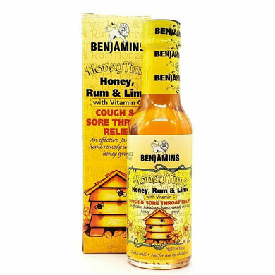 Benjamins Honey Time Honey, Rum & Lime Syrup 140ml