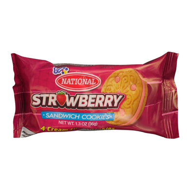 National Strawberry Sandwich Cookies 36g