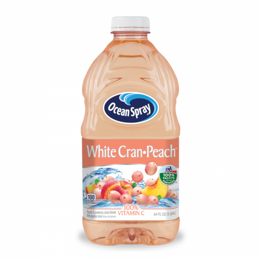 Ocean Spray White Cran Peach 1.89L