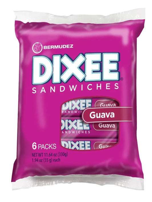 Bermudez Dixee Guava Sandwich Biscuits 6 Pack