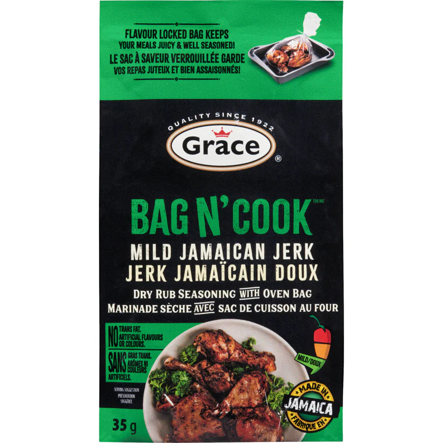 Grace Bag N’ Cook Mild Jamaica Jerk 35g