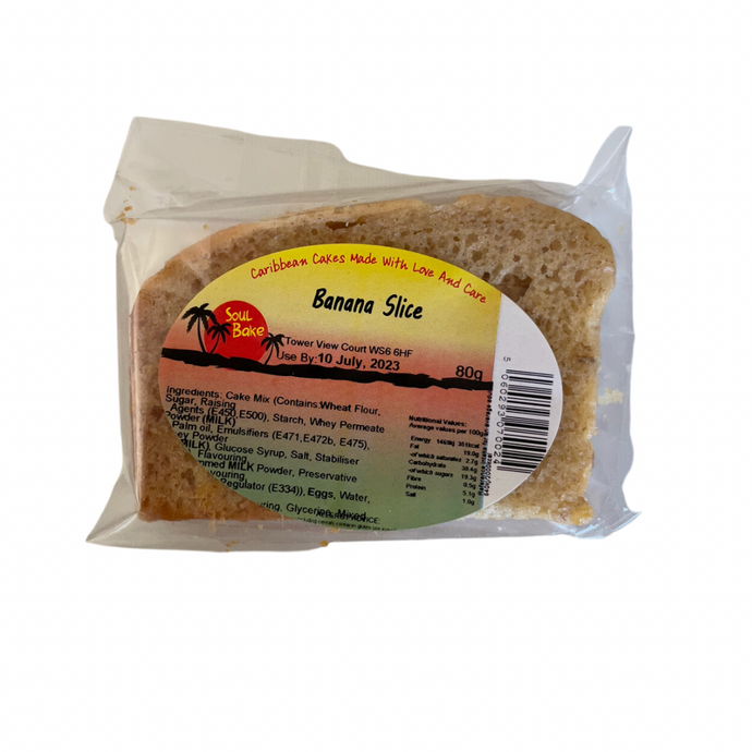 Soul Bake Banana Slice 80g