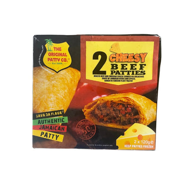The Original Patty Co Cheesy Beef Patties (Pack of 2)