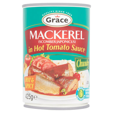 Grace Mackerel In Hot Tomato Sauce 425g