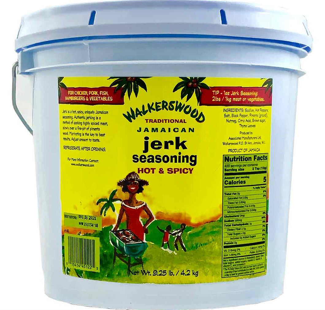 Walkerswood Jerk Seasoning Hot & Spicy 4.2kg Exotic Express