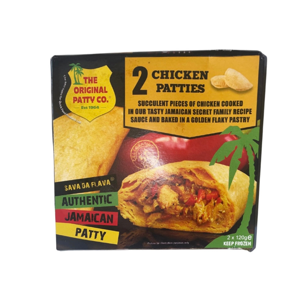 The Original Patty Co Chicken Patties (Pack of 2) 120g