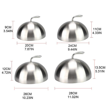 Stainless Steel Dome Dish Lid
