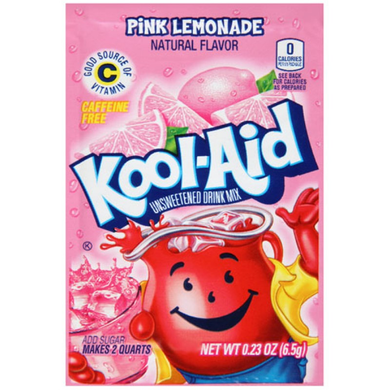 Kool Aid Pink Lemonade Drink Mix Sachet 6.5