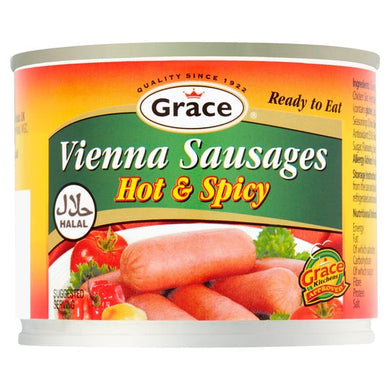 Grace Vienna Sausages Hot & Spicy 200g (Halal)