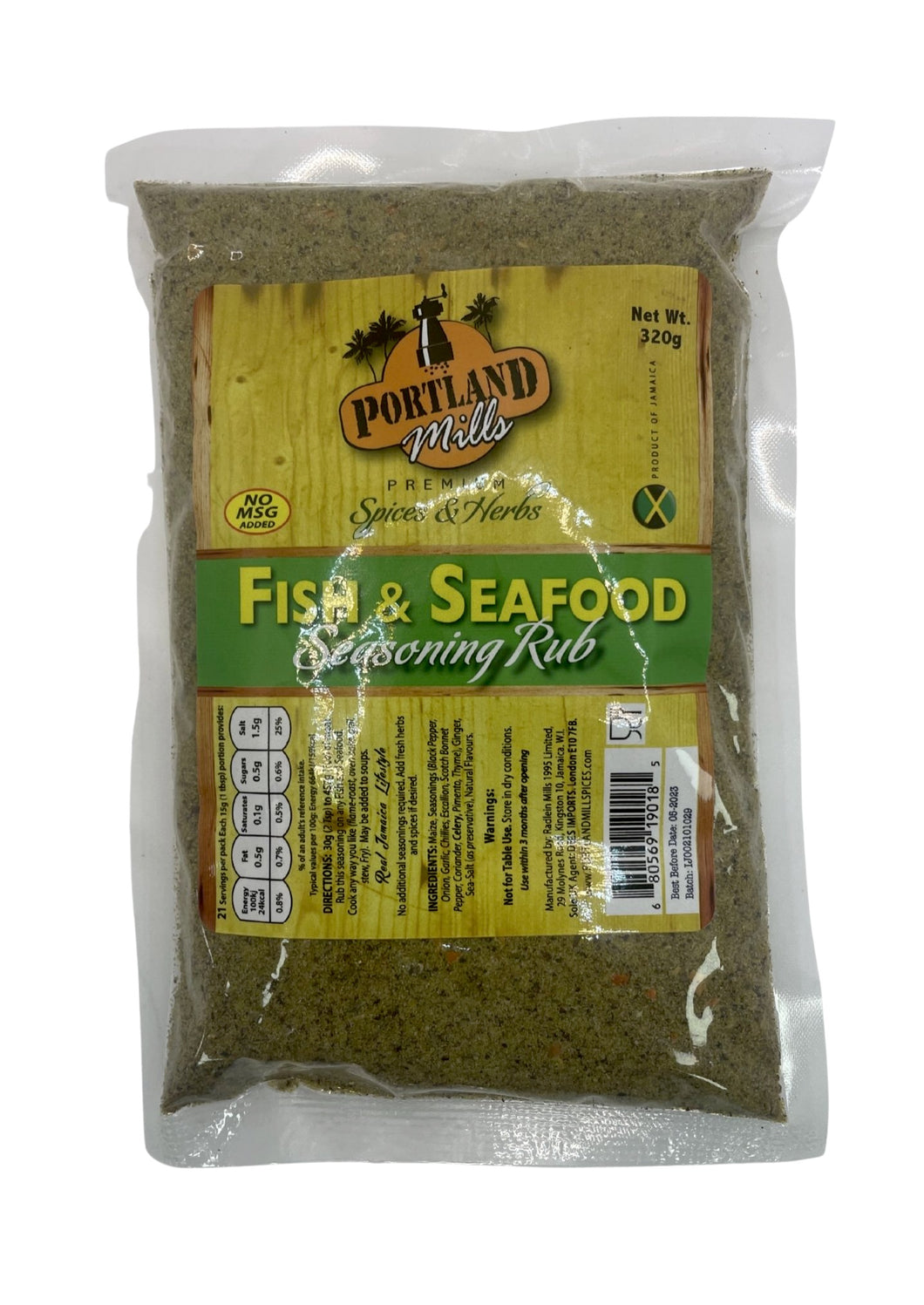 Portland Mills Fish & Seafood Seasoning 250g