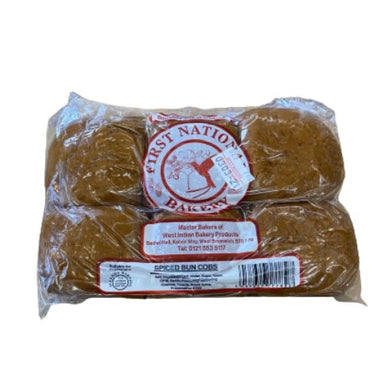 First National Bakery Bun Cobs X6 Pack