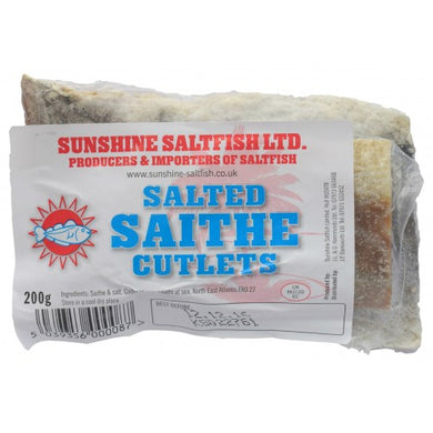 Sunshine Salted Saithe Cutlets 200g