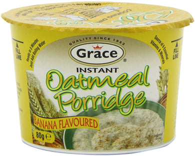 Grace Oatmeal Porridge Banana 80g