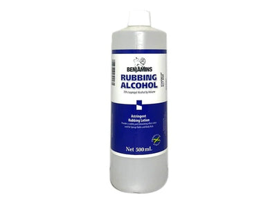 Benjamins Rubbing Alcohol 500ml