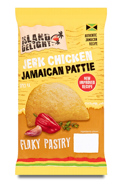 Island Delight Jerk Chicken Flaky Pastry
