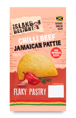 Island Delight Chilli Beef Flaky Pastry Pattie 140g