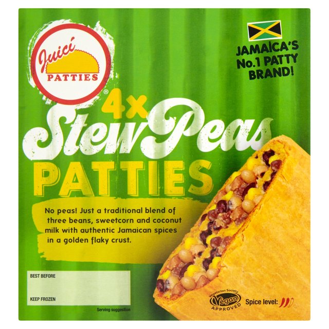 Juici Patties Stew Peas Patties 540g (Pack of 4)